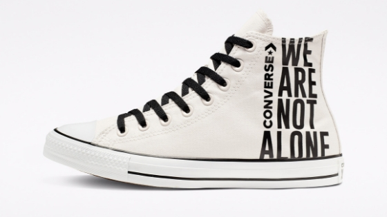 Converse we are store not alone